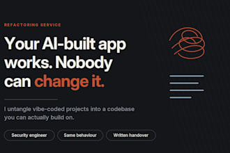 fix and refactor ai code into a solid production codebase