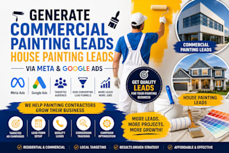 generate commercial painting leads house painting leads via meta and google ads
