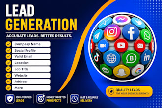 do web scraping and data scraping for b2b lead generation