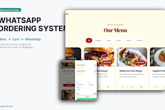 build a whatsapp ordering website for your restaurant or cafe