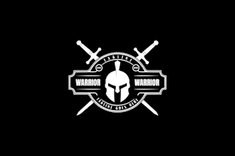 do creative modern fitness, health, warrior, sports, and gym logo design