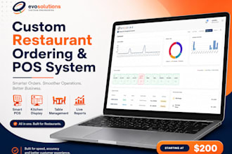 build a custom restaurant ordering and pos system