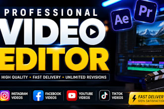 professional video edit, youtube video editing