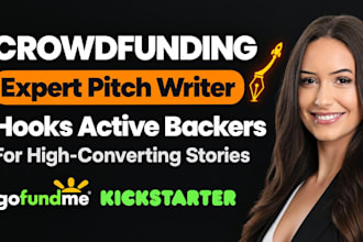 write a compelling crowdfunding campaign pitch to hook backers