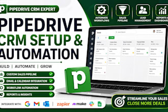 do pipedrive CRM setup sales pipeline and automation