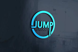 design a dynamic and energetic jump logo for your brand