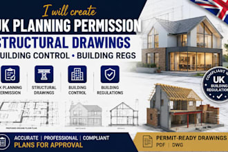 do uk planning permission structural drawing building control building regs plan