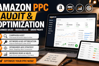 audit and optimize your amazon ppc campaigns and sponsored ads