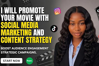 promote your movie with social media marketing and content strategy