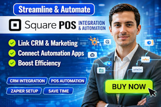 square pos integration crm automation zapier email marketing sync