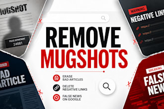 remove mugshots, erase bad articles, delete negative links, false news on google