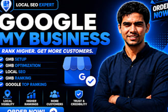 optimize google my business for gmb ranking, map and local SEO
