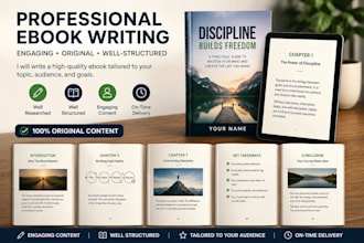 write a professional, engaging ebook for you