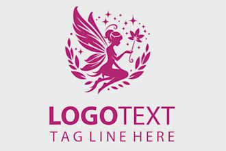do eye catching fairy logo for business and company