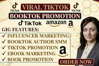 do booktok promotion, book marketing, ebook marketing and book promotion