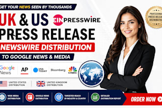 do UK US ein presswire press release newswire distribution to google news media