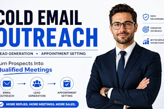 do cold email outreach appointment setting and email campaign