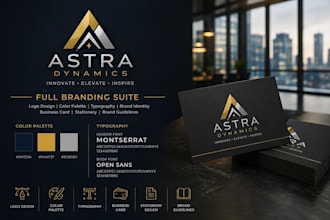 design a complete visual direction and brand identity for your business