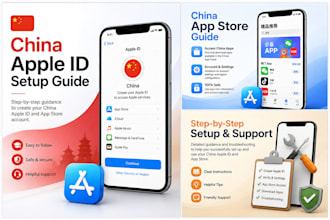 guide you to set up a china apple id and app store account