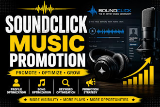 promote your music on soundclick and optimize your artist profile