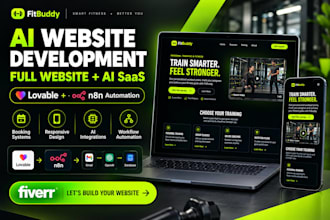 ai web development, ai saas, full  website development