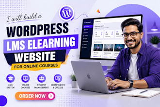 build a wordpress lms and online course website