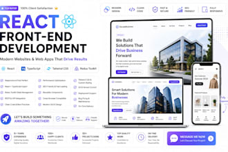 develop responsive websites and web apps using reactjs, nextjs and typescript