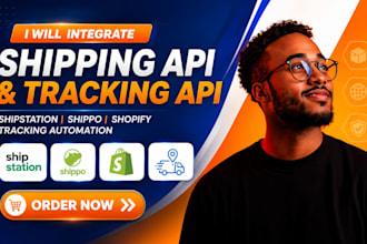 integrate shipping API, shipstation, shippo, shopify and tracking automation