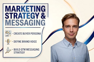 create buyer persona, brand voice and GTM messaging strategy