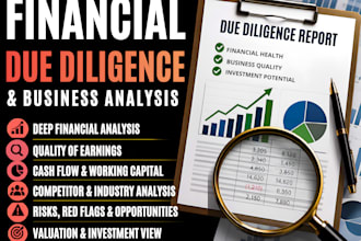 do financial due diligence and business analysis