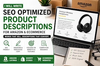 write SEO optimized product descriptions for ecommerce