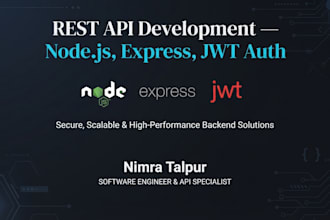 build a secure rest API with jwt authentication