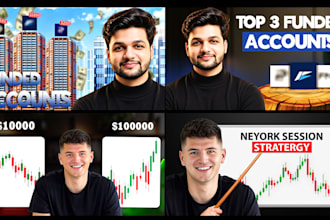 design professional finance and trading youtube thumbnails
