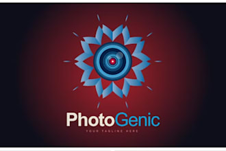 do studio logo for photographer art fitness production