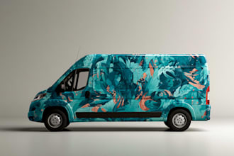 modern racing car wrap, sports car, jump car design