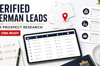 manually research verified german b2b leads, decision makers