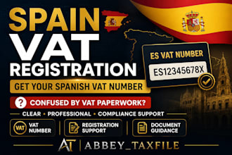 register your spain vat number and handle spanish vat registration