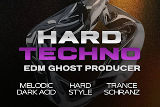 produce a professional edm techno remix