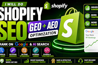 do shopify SEO optimization for GEO and ai search engines