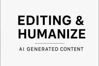 edit humanize and improve ai generated content