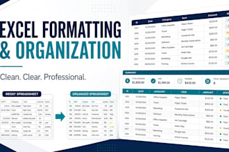 format and organize your excel spreadsheet