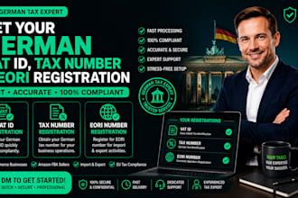 help get your german vat id, tax number and eori registration, vat registration
