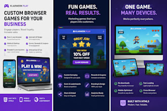 create a custom HTML5 browser game for your business