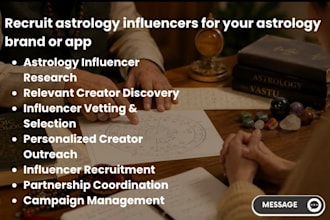 recruit astrology influencers for your astrology brand or app