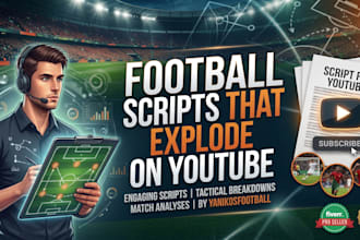 write engaging football scripts for your youtube channel