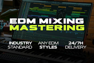 mix and master techno future house and hardstyle