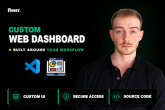 build a custom web dashboard and client portal