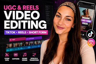 edit tiktok,reels and ugc videos
