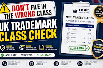 match your products and services to UK trademark classes