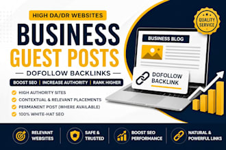 provide high da business guest posts with dofollow backlinks